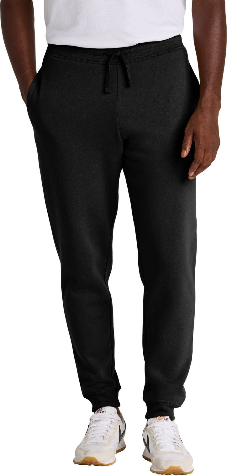 Front View of Black District V.I.T. Fleece Jogger DT6107