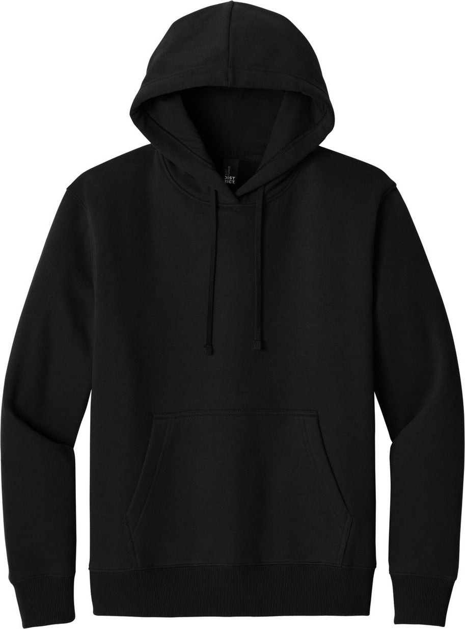 Front View of Black District V.I.T. Super Heavyweight Fleece Hoodie DT6600