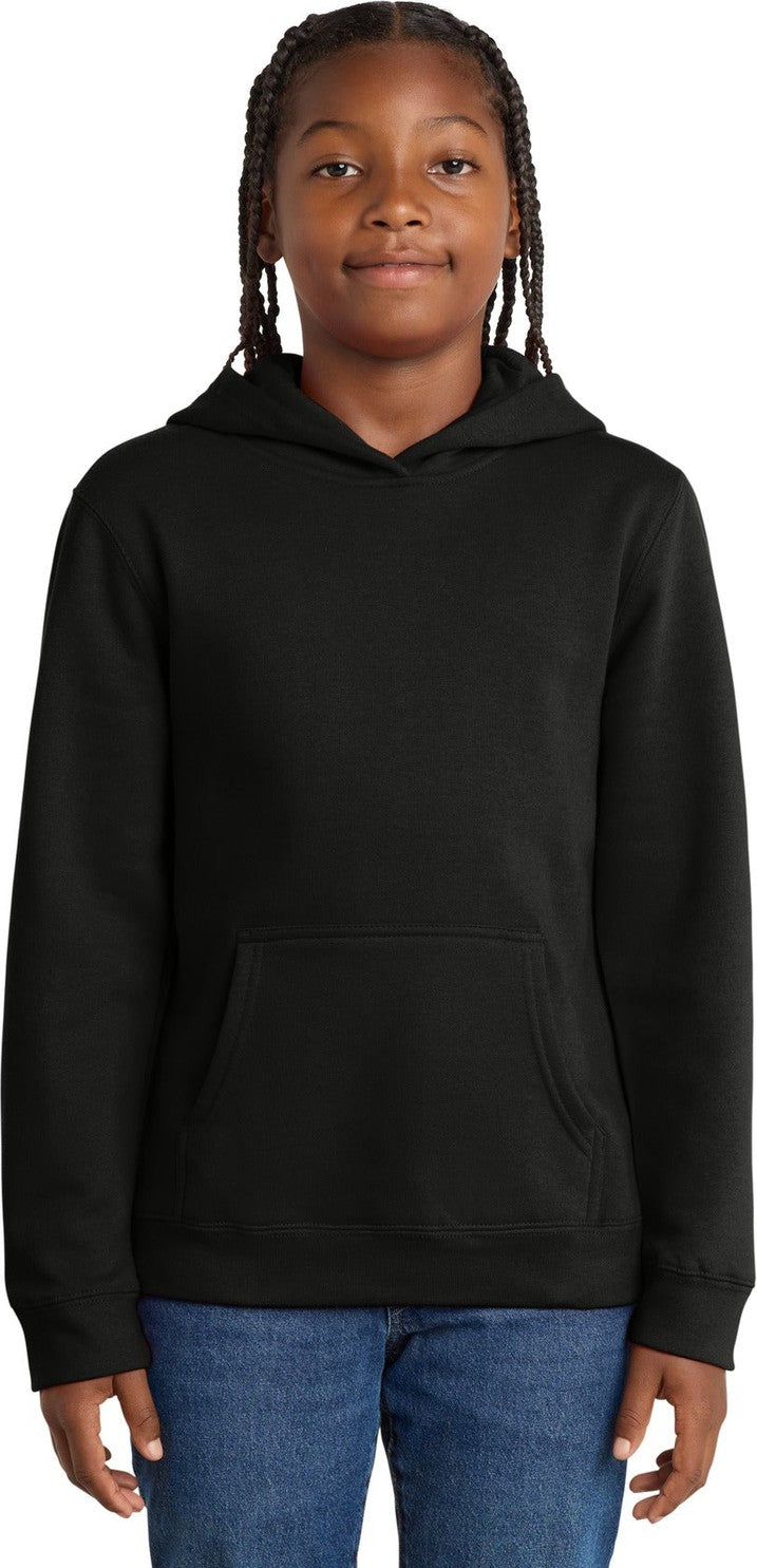 Front View of Black District Youth V.I.T. Fleece Hoodie DT6100Y