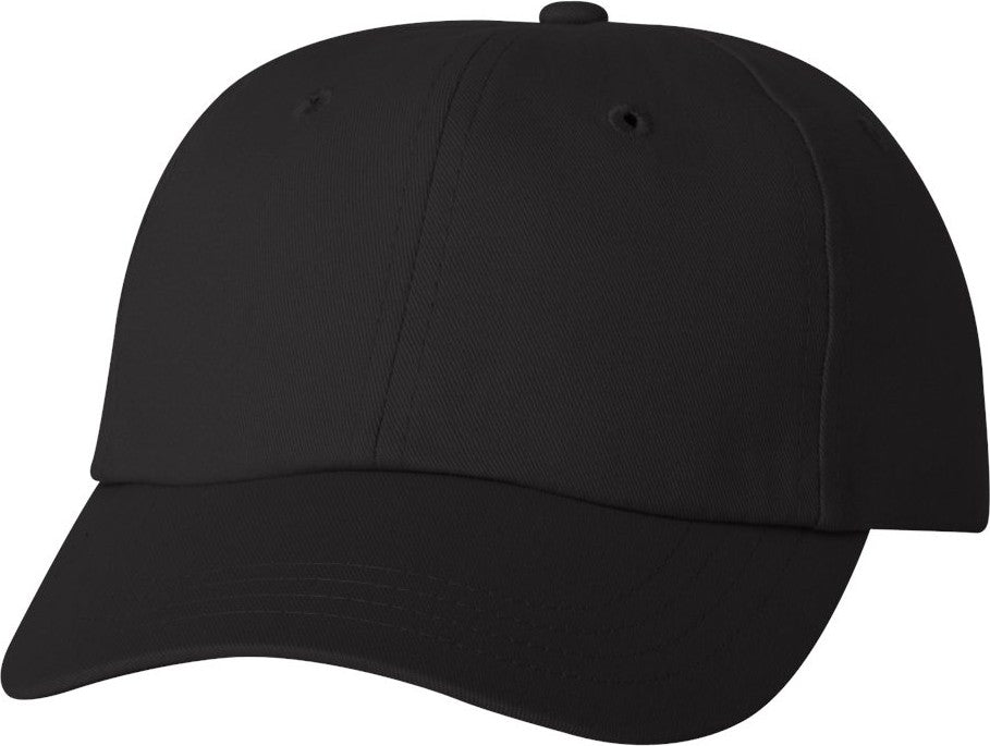 Front View of Black Econ Cap - 6440