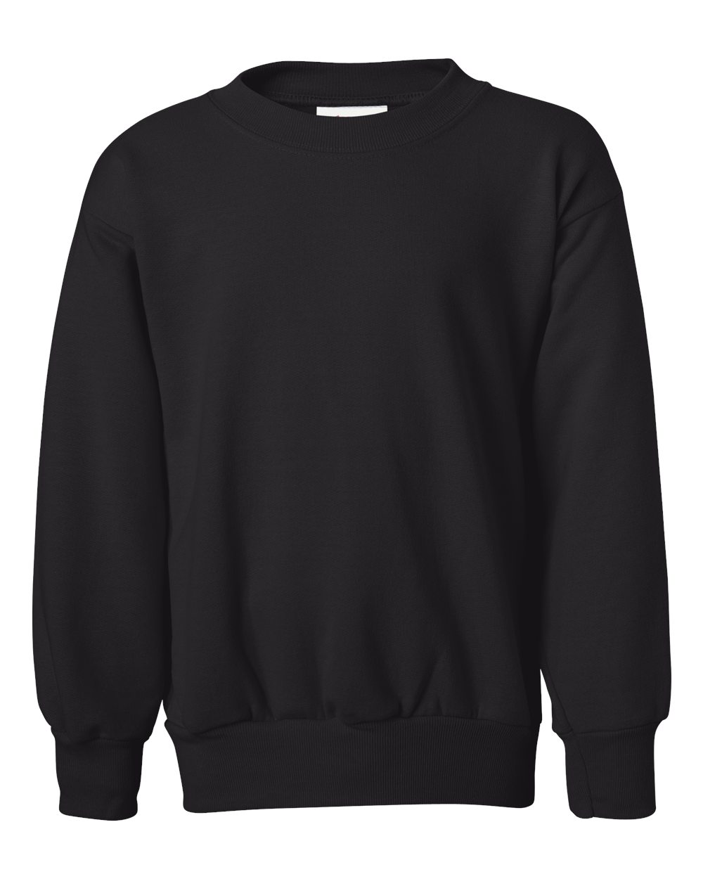 Black Ecosmart® Youth Crewneck Sweatshirt - P360