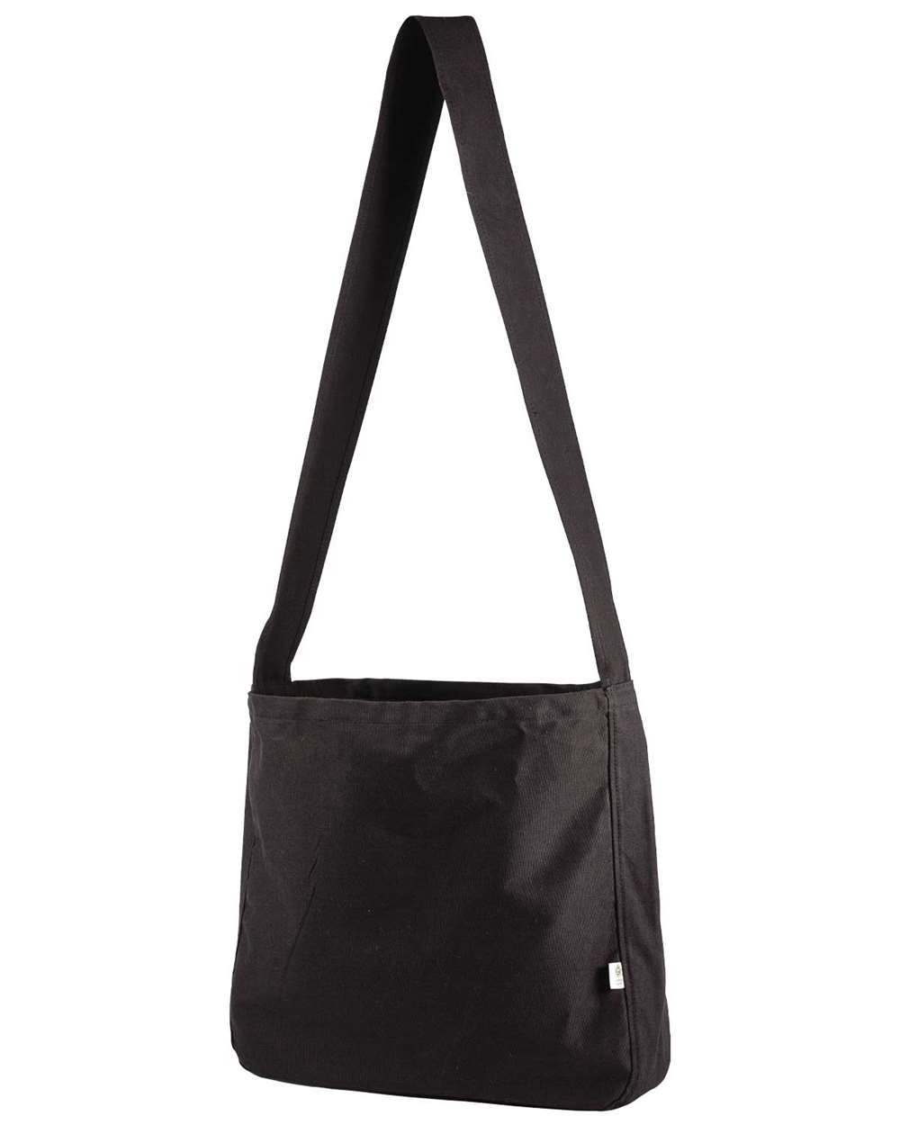 Front View of Black Farmer's Market Bag - EC8050