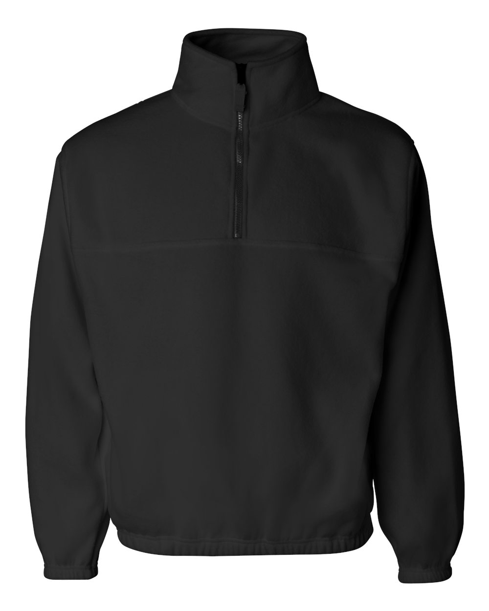 Black Fleece Quarter-Zip Pullover - 3051
