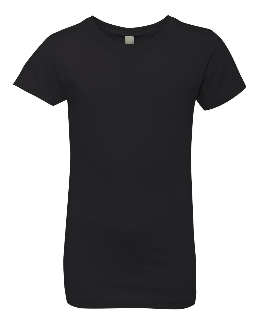 Black Girls’ Cotton Princess T-Shirt - 3710