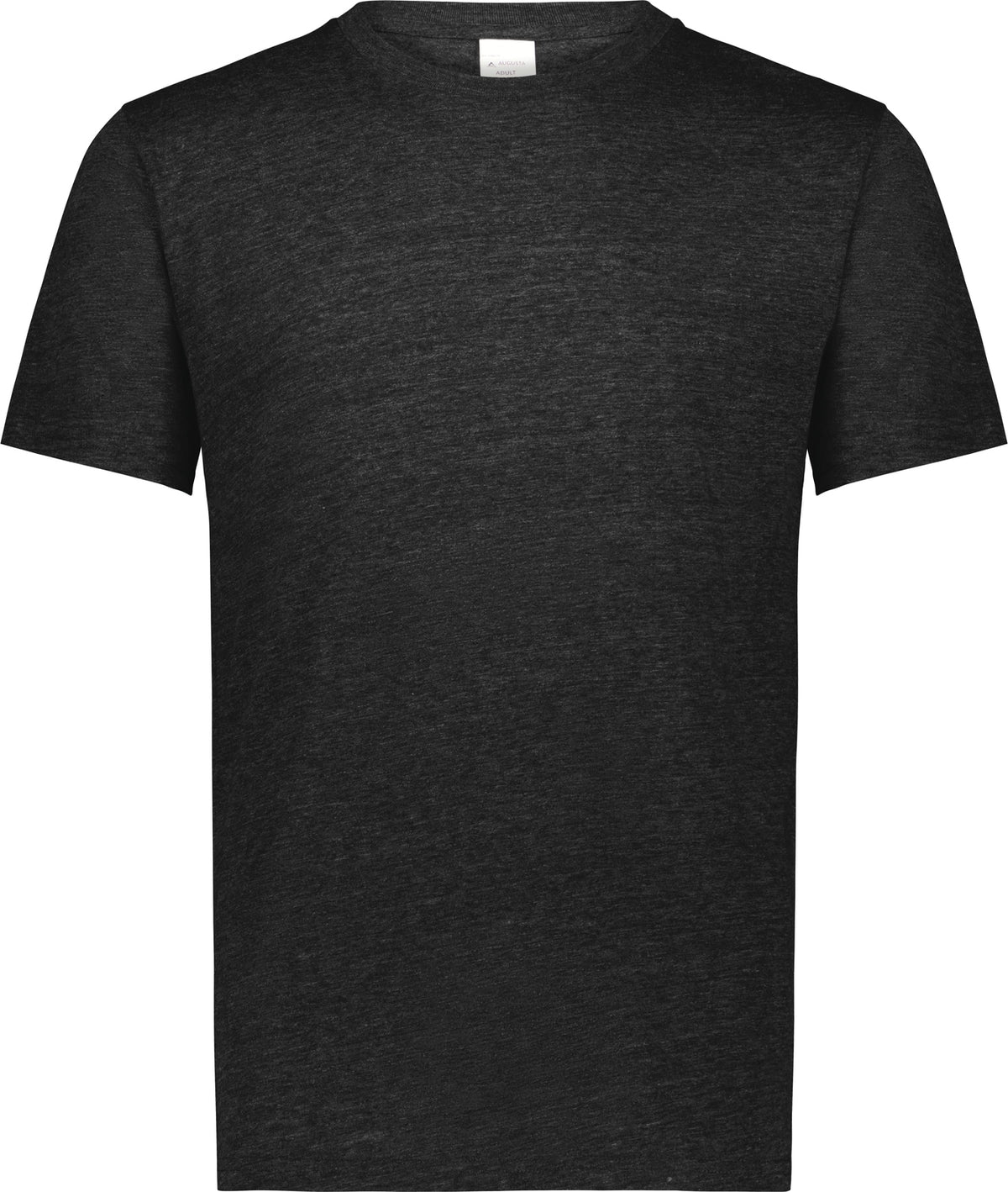 Front View of BLACK HEATHER ALL-DAY CORE BSC TRI-BLND TEE