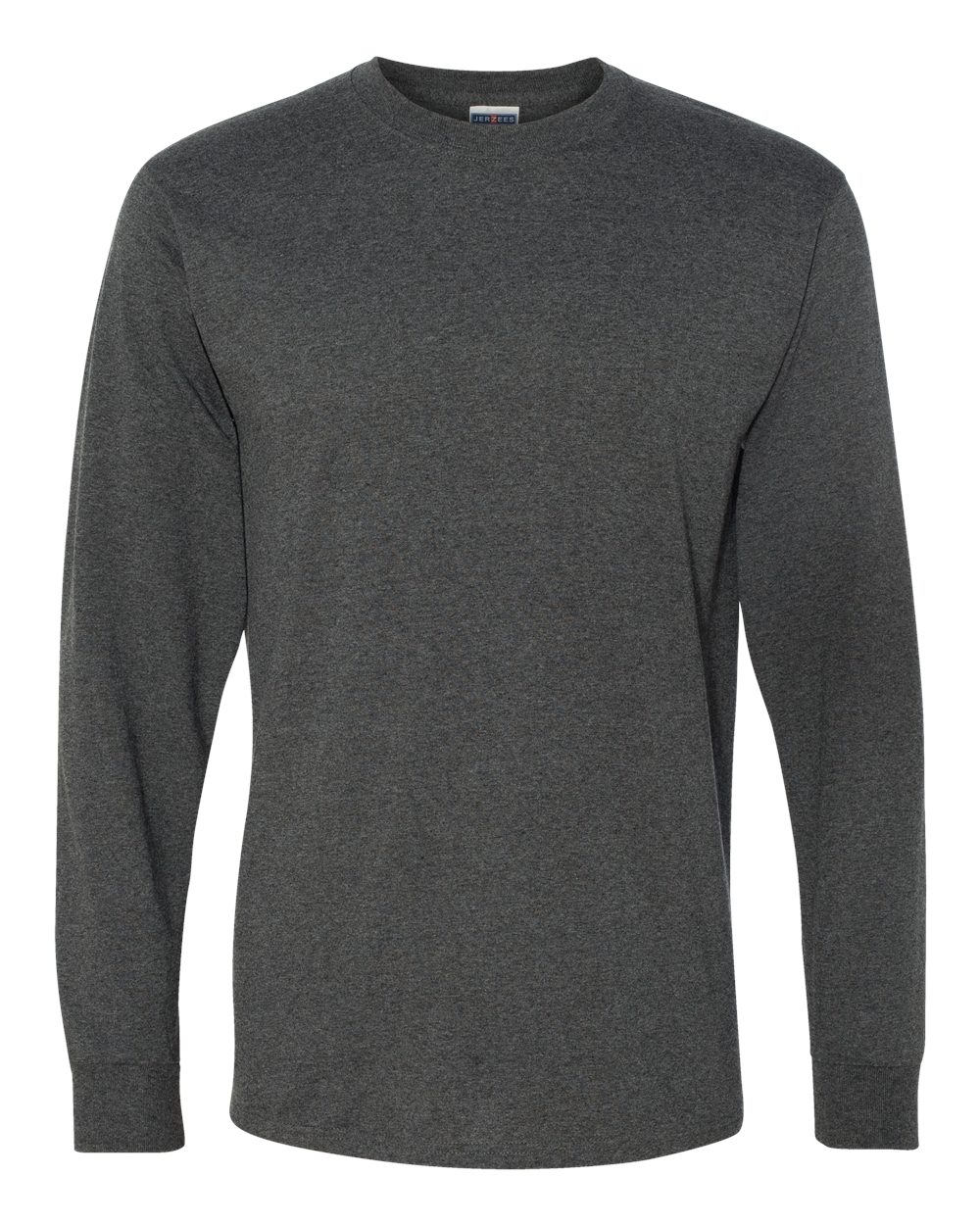 Black Heather Dri-Power® Long Sleeve 50/50 T-Shirt - 29LSR