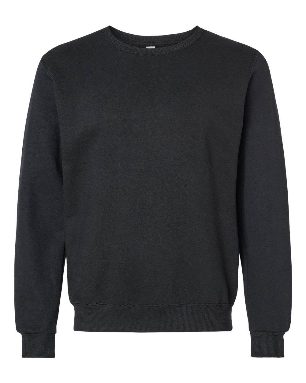 Front View of Black Ink Eco™ Premium Blend Ring-Spun Crewneck Sweatshirt - 701MR