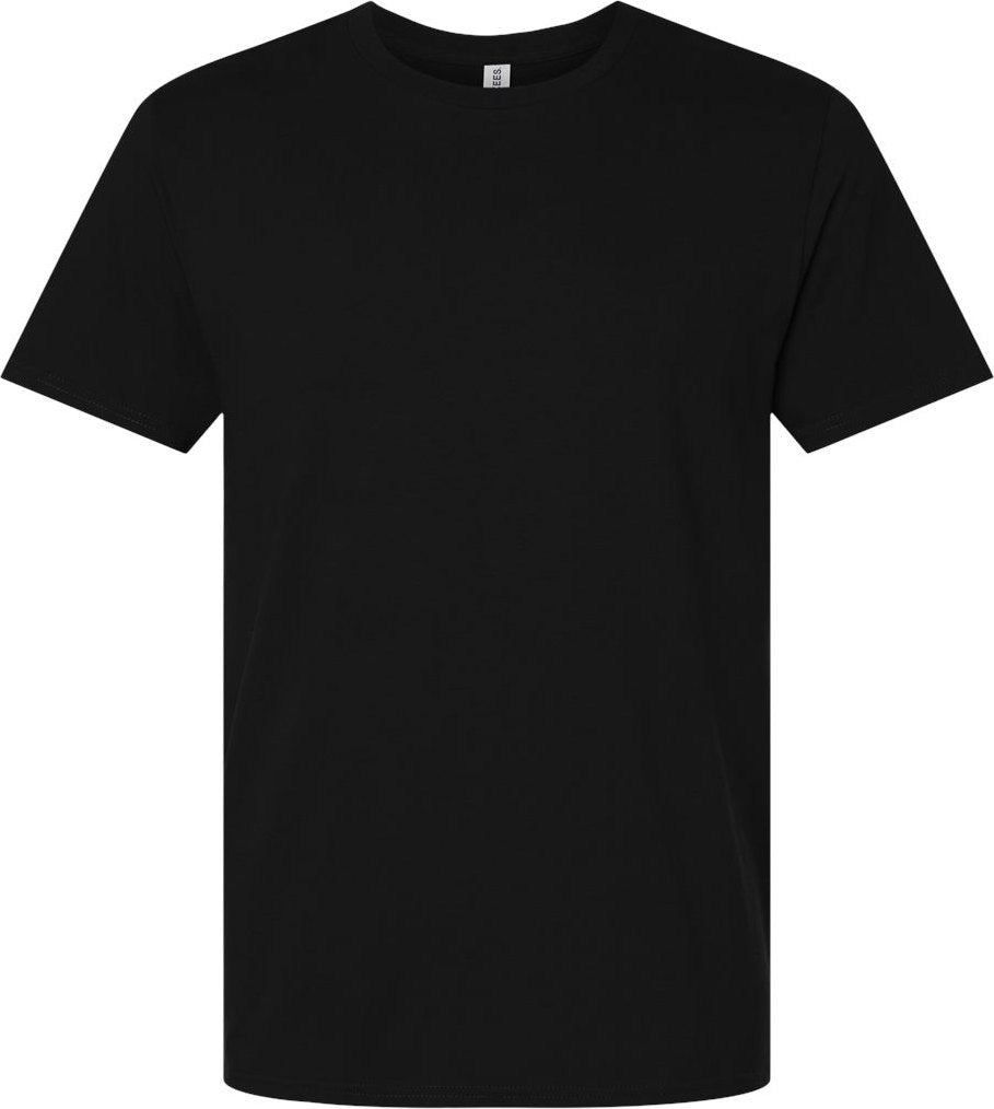 Front View of Black Ink Premium Cotton T-Shirt - 570MR