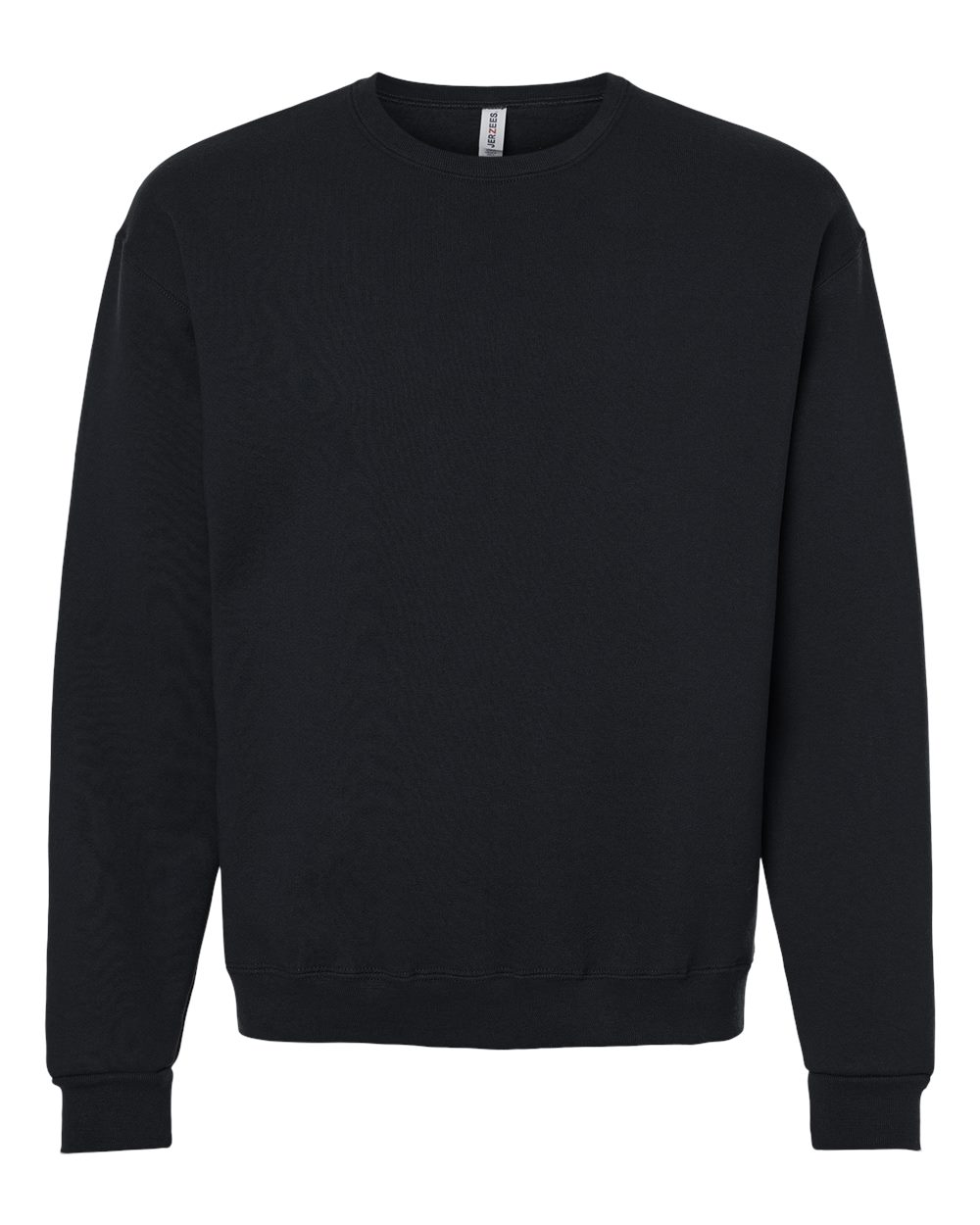 Front View of Black Ink Rugged Crewneck Sweatshirt - C12MR