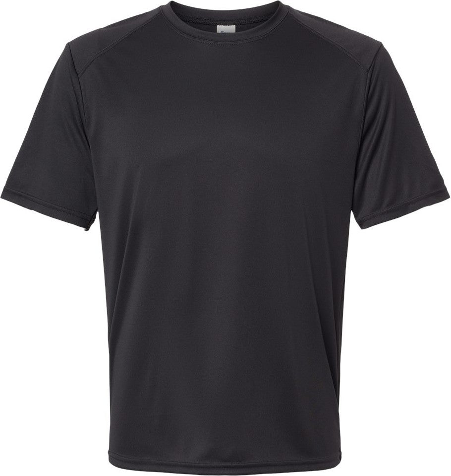 Front View of Black Islander Performance T-Shirt - 200