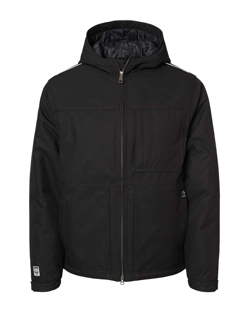 Front View of Black Kodiak Jacket - 5326