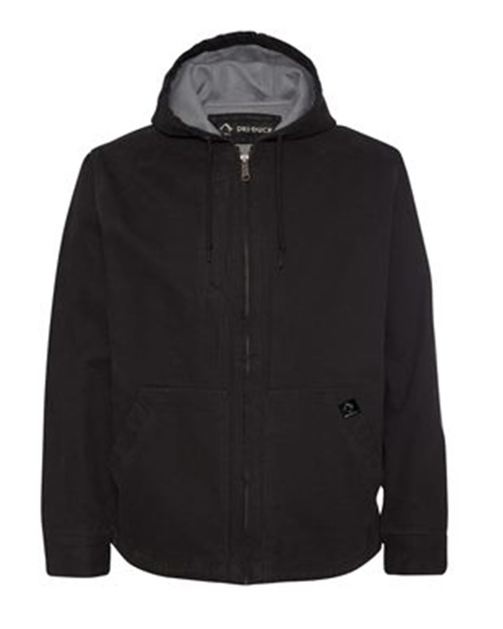 Front View of Black Laredo Boulder Cloth™ Canvas Jacket with Thermal Lining Tall Sizes - 5090T