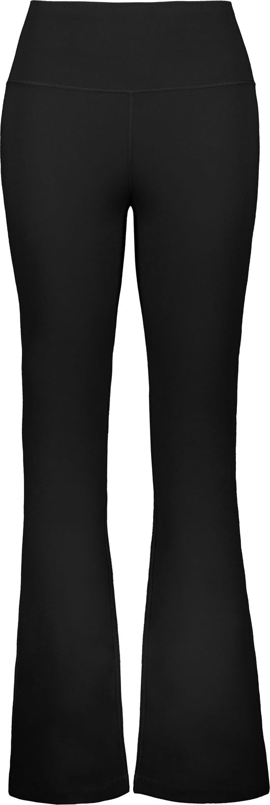 Front View of BLACK LDS CITY FLEX PANT