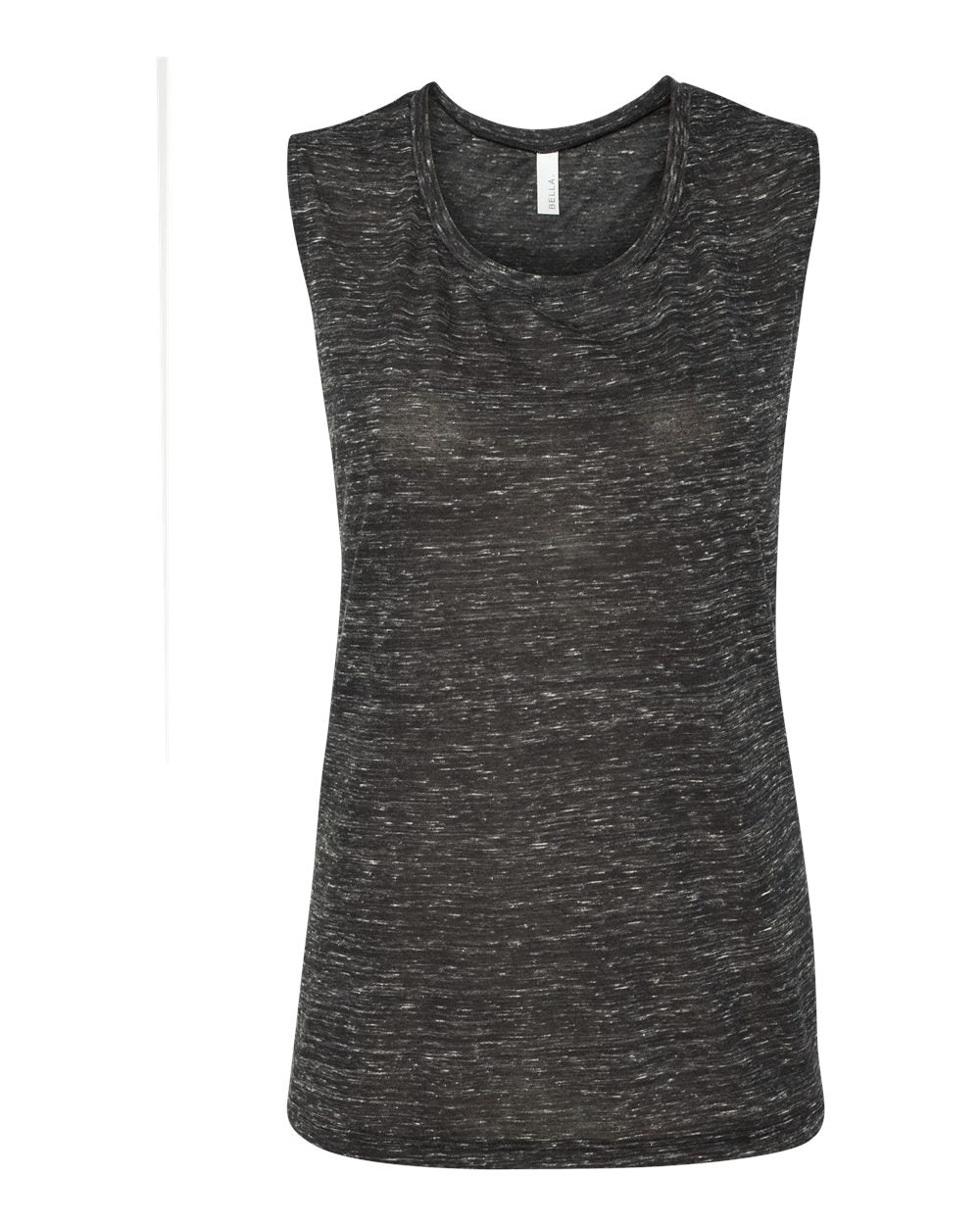 Black Marble Women's Flowy Scoop Muscle Tank - 8803