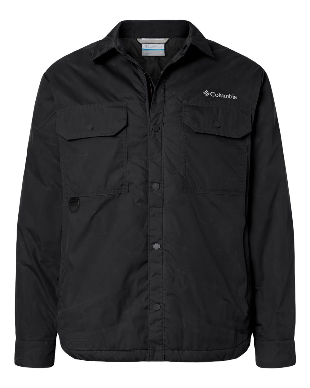 Front View of Black Men&#39;s Landroamer™ Shirt Jacket - 213430