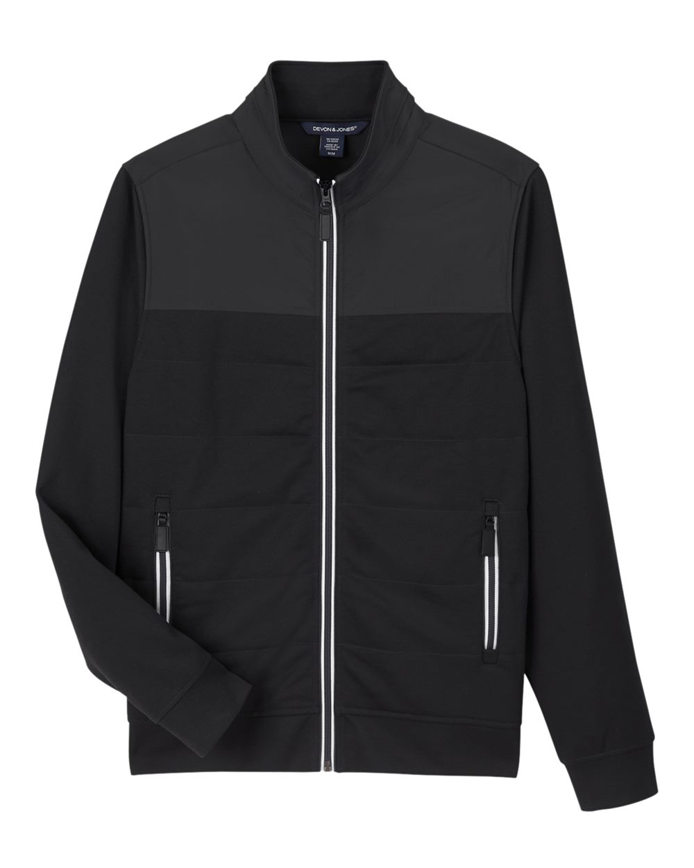 Front View of Black Men's New Classics® Club Jacket - DG71