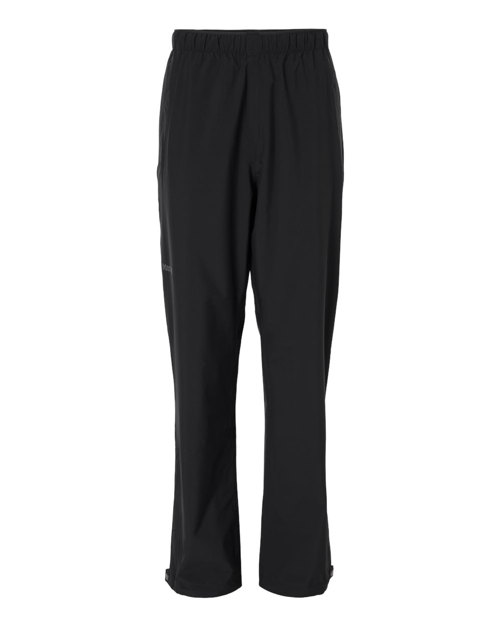 Front View of Black Men's PreCip Evo Flex Pants - M16739