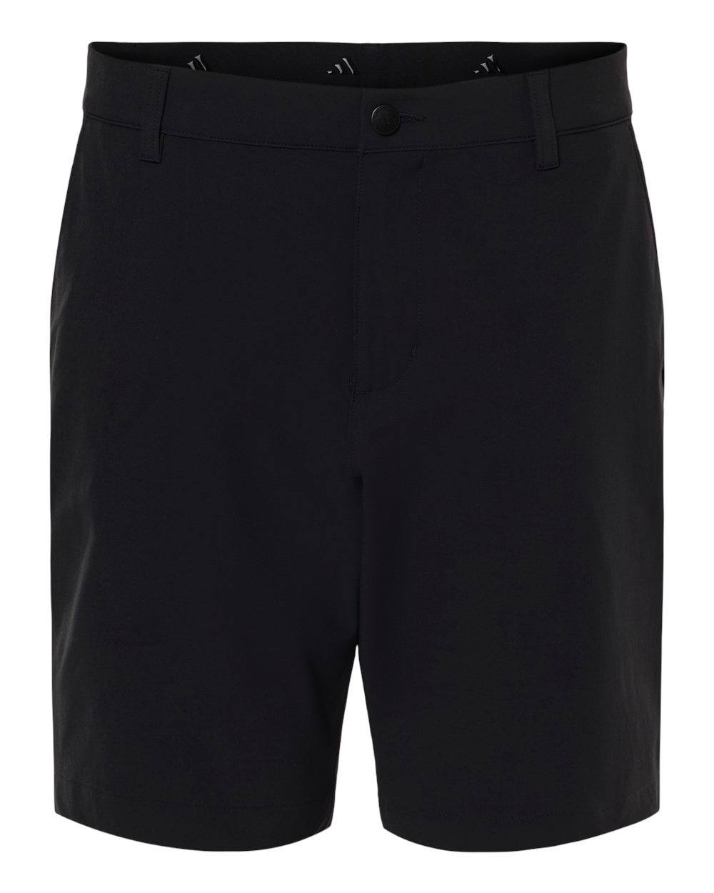 Front View of Black Men's Ultimate365 7" Golf Shorts - A2025