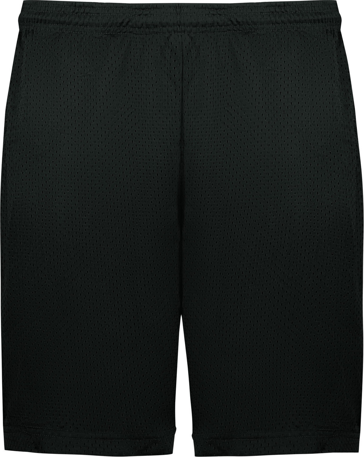 Front View of BLACK MESH/TRICOT SHORT