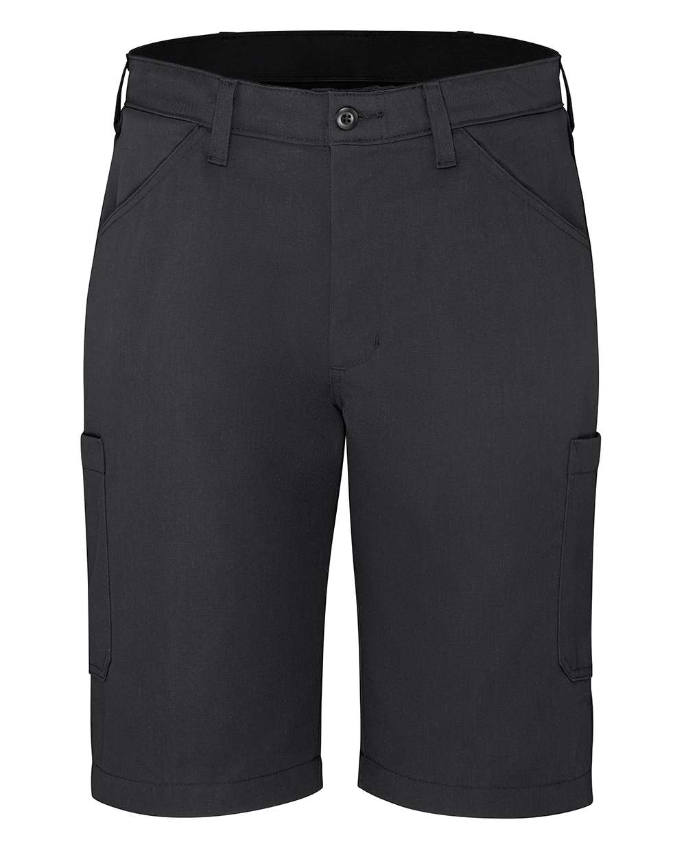 Front View of Black Mimix® Pro Shorts - Extended Sizes - PX52EXT