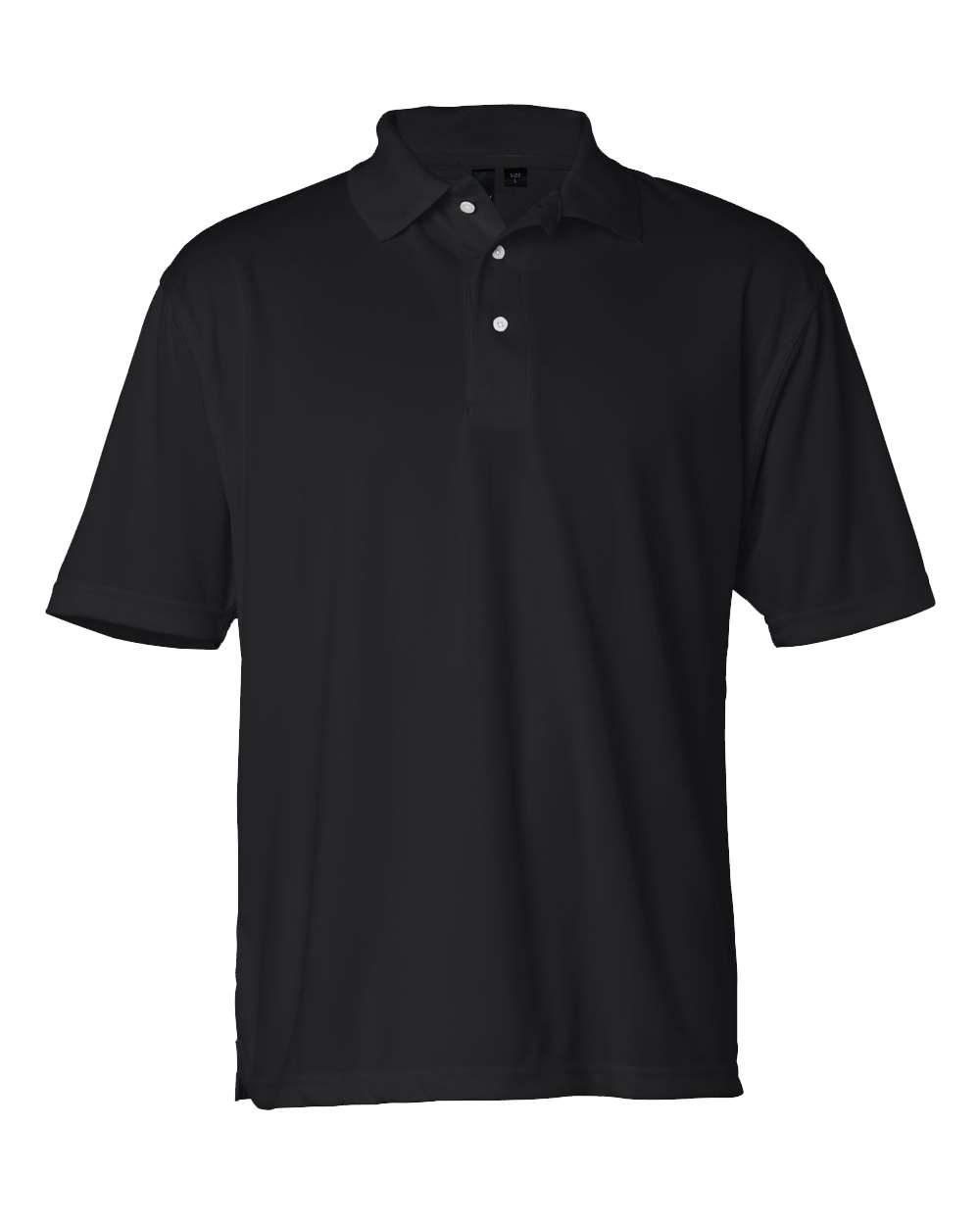 Black Moisture Free Mesh Polo - 0469