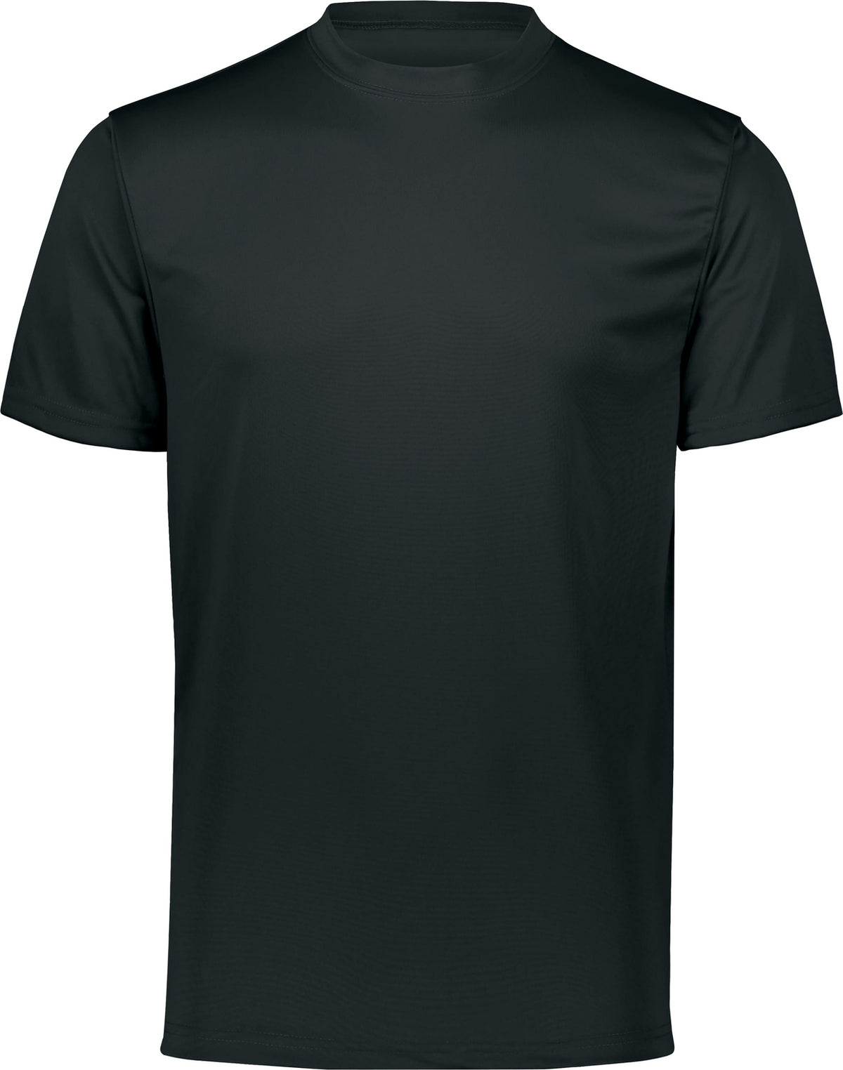 Front View of BLACK NEXGEN WICKING TEE