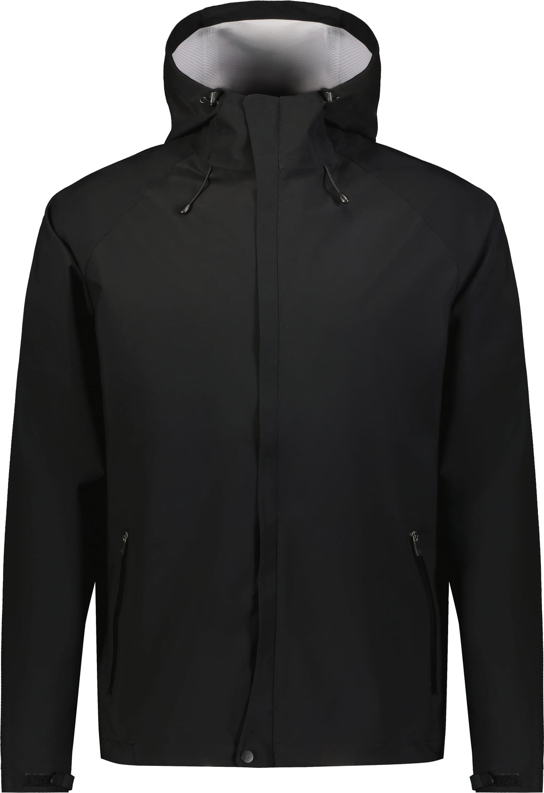 Front View of BLACK RAIN SECURE WATERPROOF JACKET
