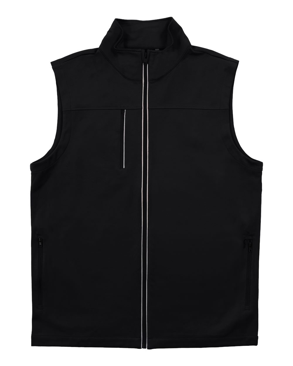 Front View of Black The Burn Vest - 8110