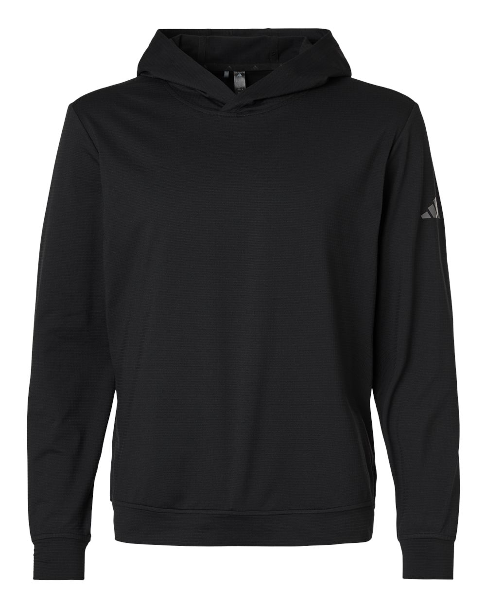 Front View of Black Ultimate Elevated Hoodie - A2009