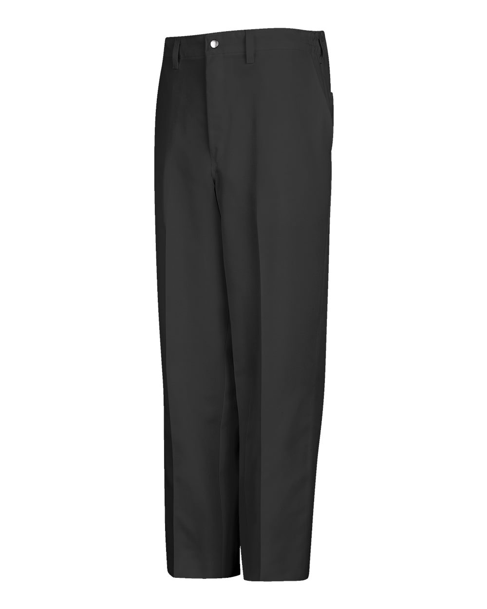Front View of Black - Unhemmed Cook Pants - 2020
