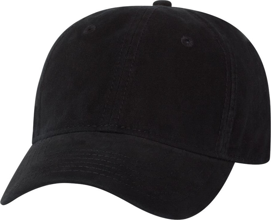 Black Unstructured Cap - AH35