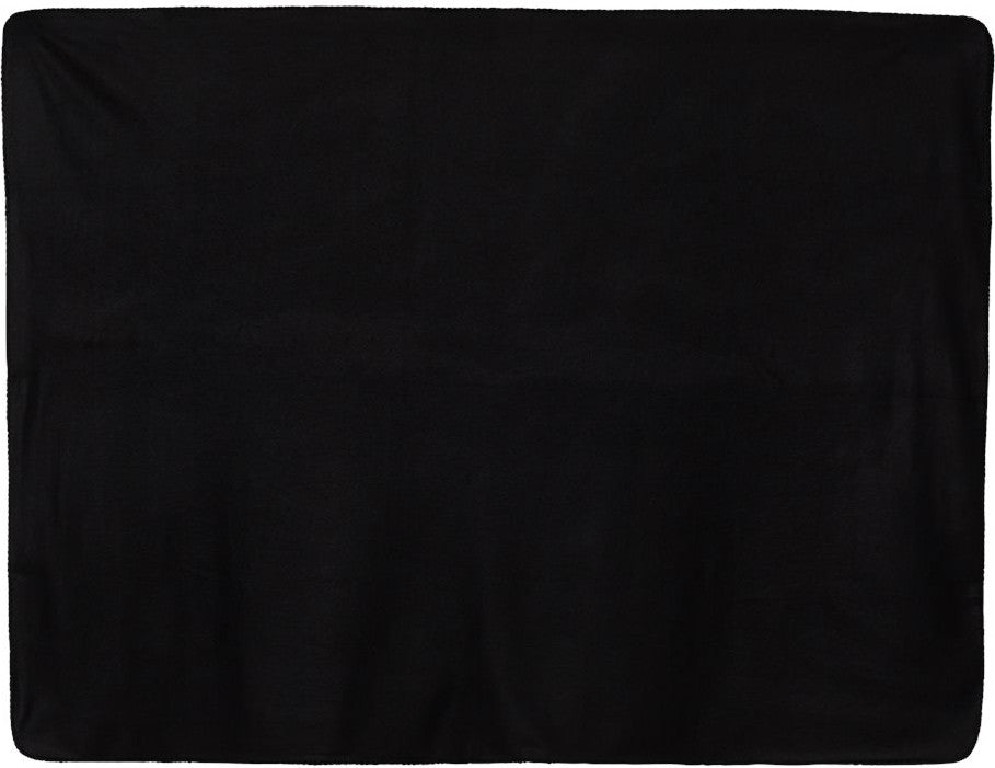 Front View of Black Value Blanket - 8711