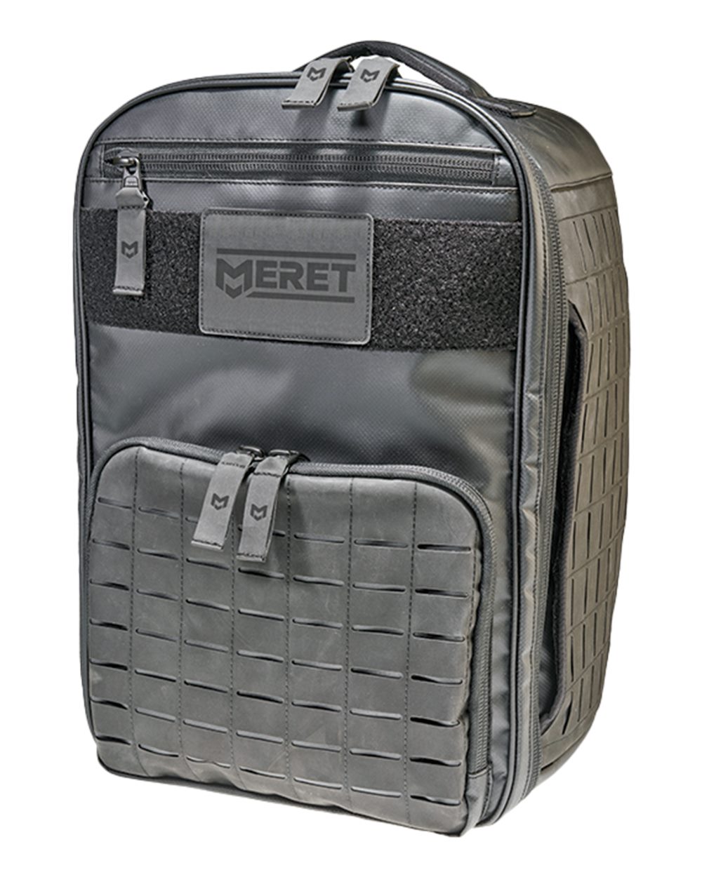 Front View of Black V.E.R.S.A.™ PRO X Black Backpack - M8127TB
