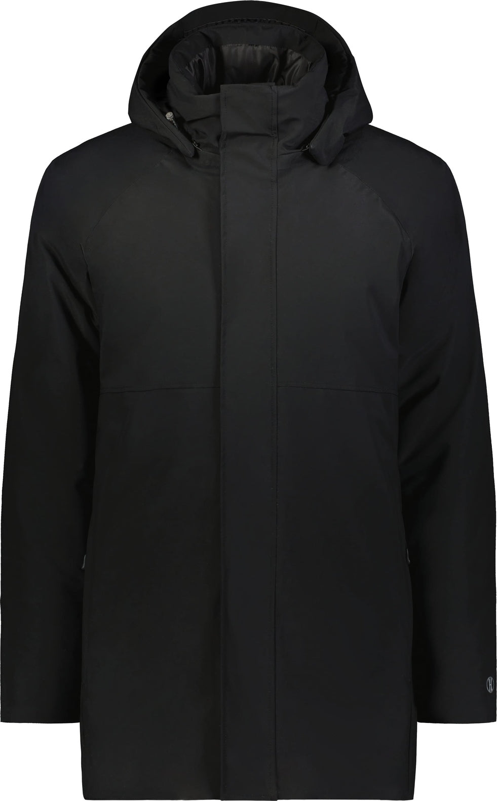 BLACK WEATHER SECURE PARKA