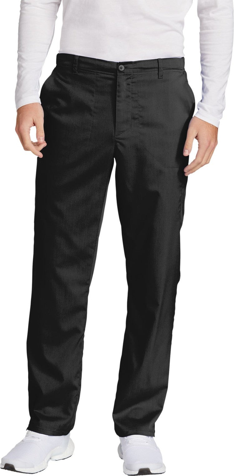 Front View of Black Wink Men's Premiere Flex Cargo Pant WW5058