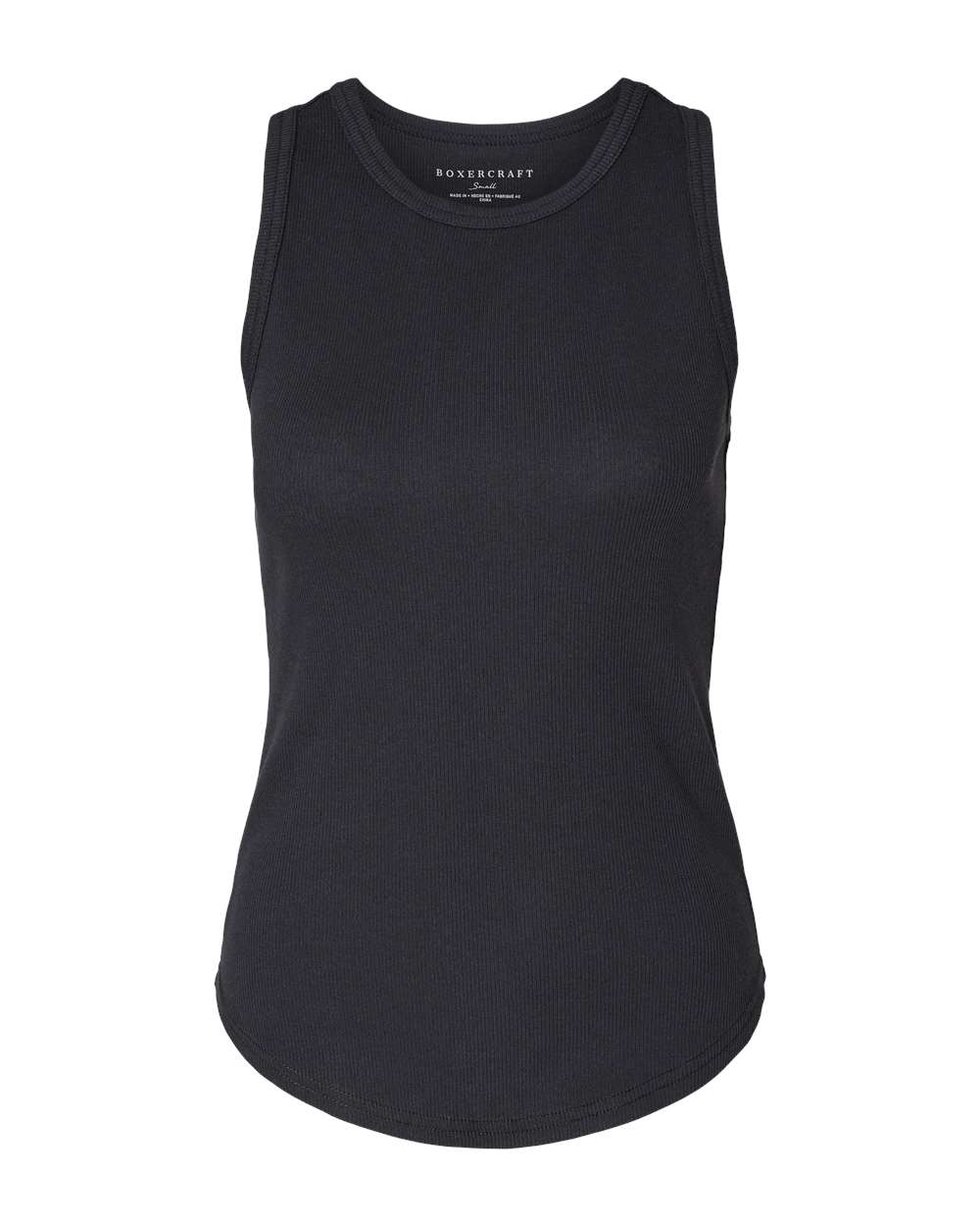 Front View of Black Women's Adrienne Tank Top - BW2501