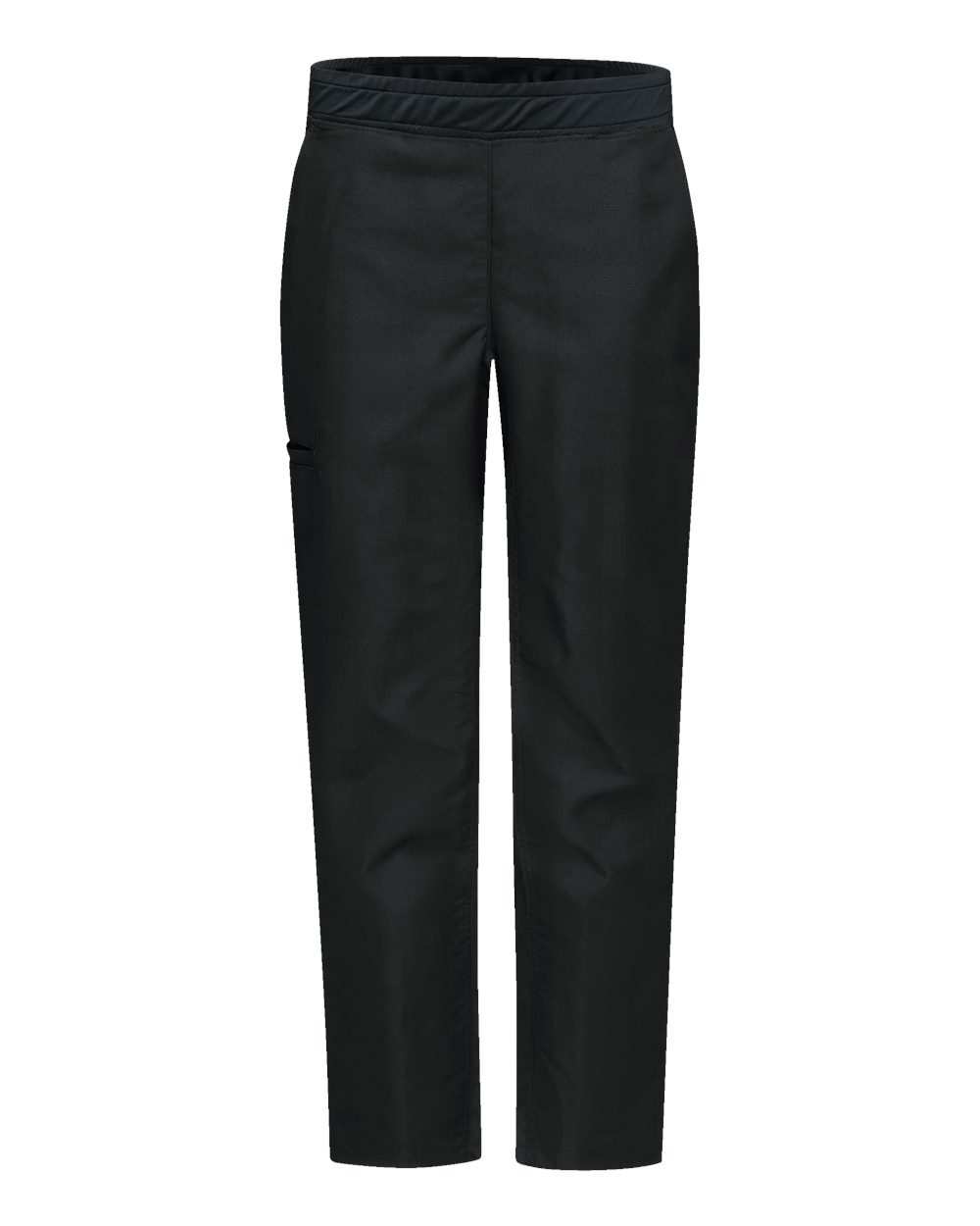 Front View of Black Women's Airflow Chef Pants - 0P1W