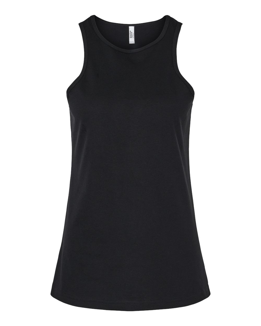 Front View of Black Women's CVC Tank - 101CVC