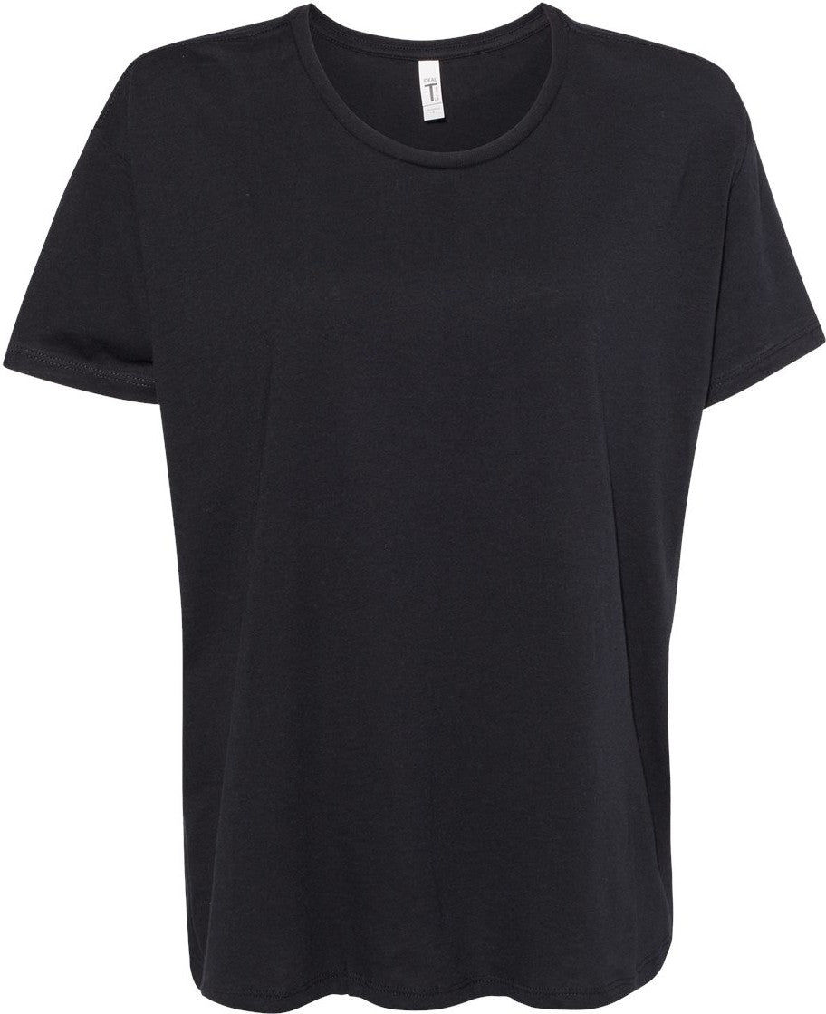 Front View of Black Women’s Ideal Flow T-Shirt - 1530