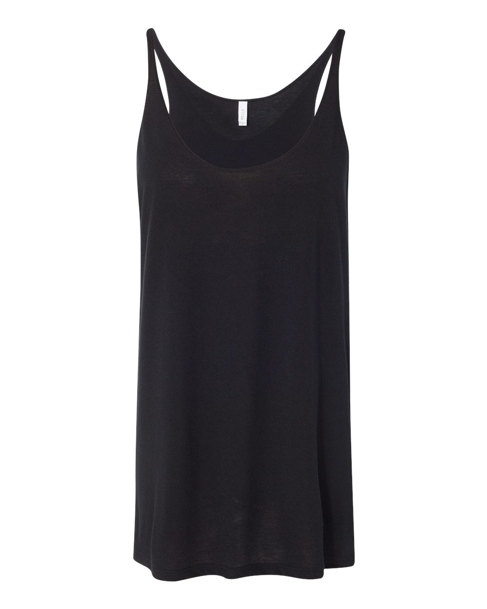 Black Women's Slouchy Tank - 8838
