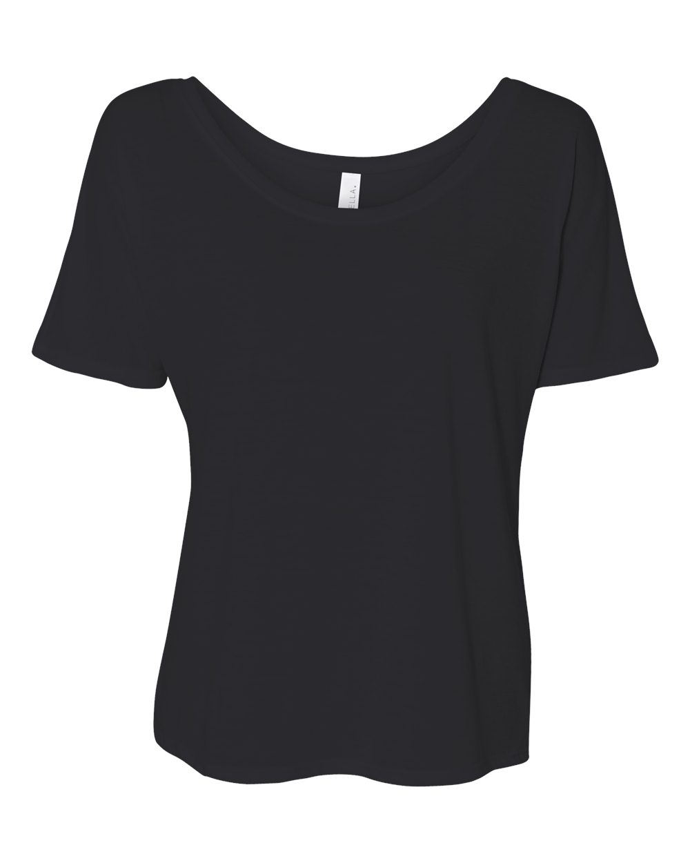 Black Women’s Slouchy Tee - 8816