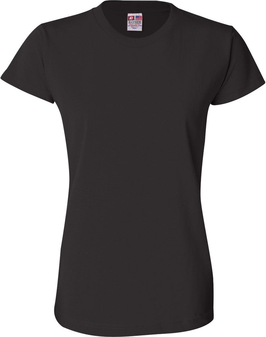 Black Women's USA-Made T-Shirt - 3325