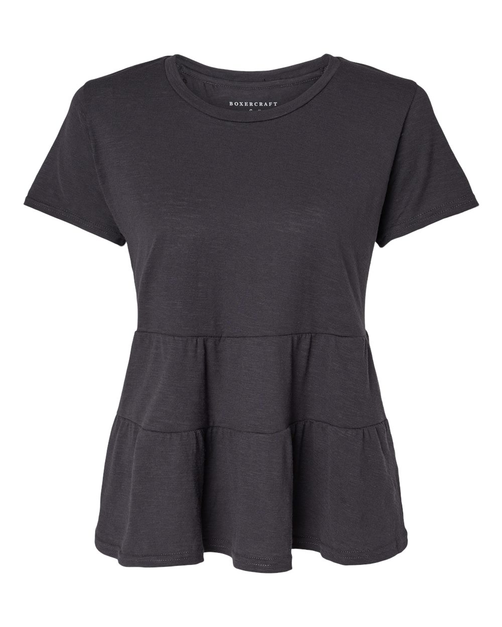 Front View of Black Women's Willow T-Shirt - BW2401