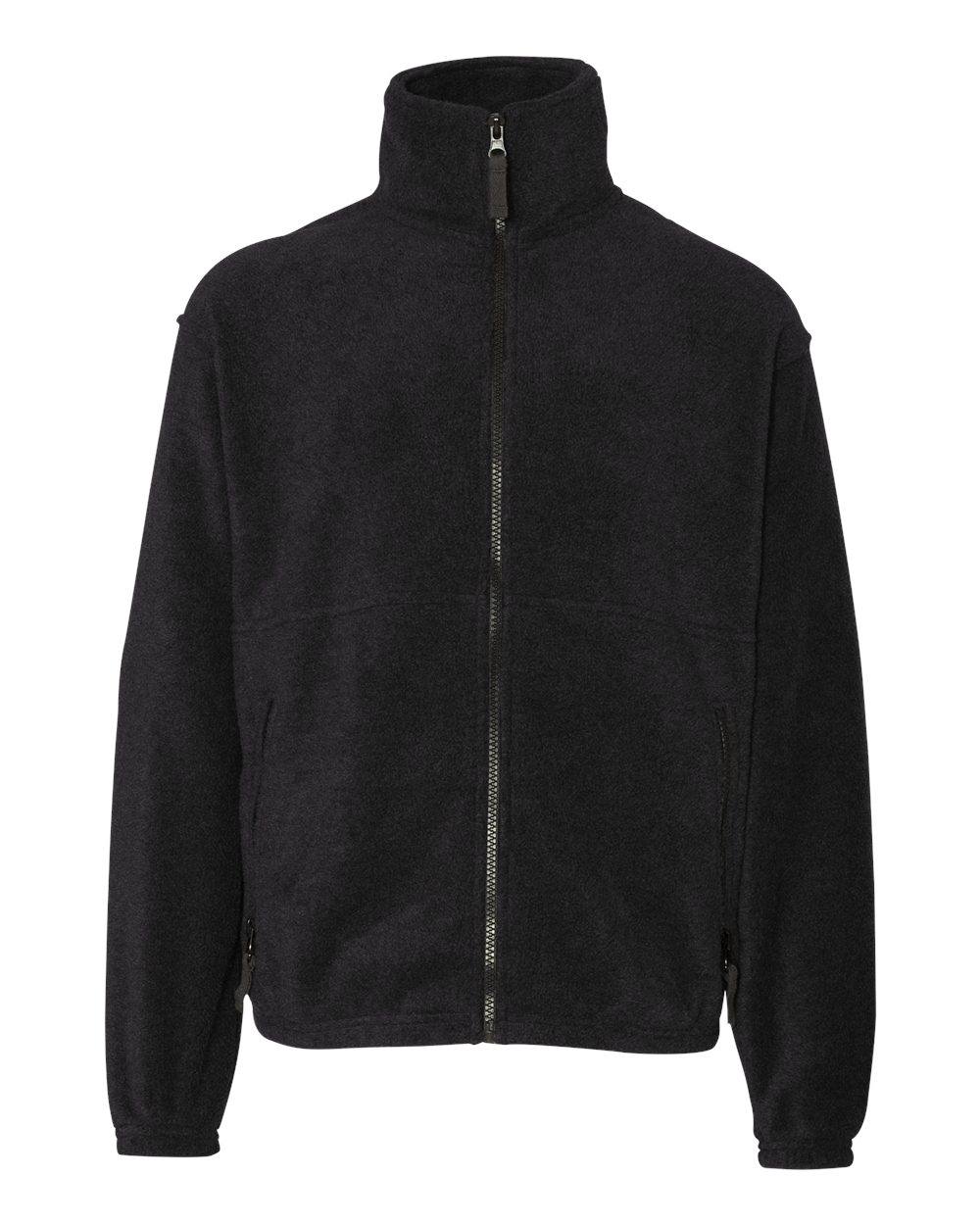 Black Youth Fleece Full-Zip Jacket - 4061