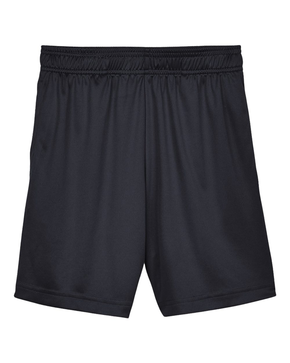 Front View of Black Youth Zone Performance Shorts - TT11SHY