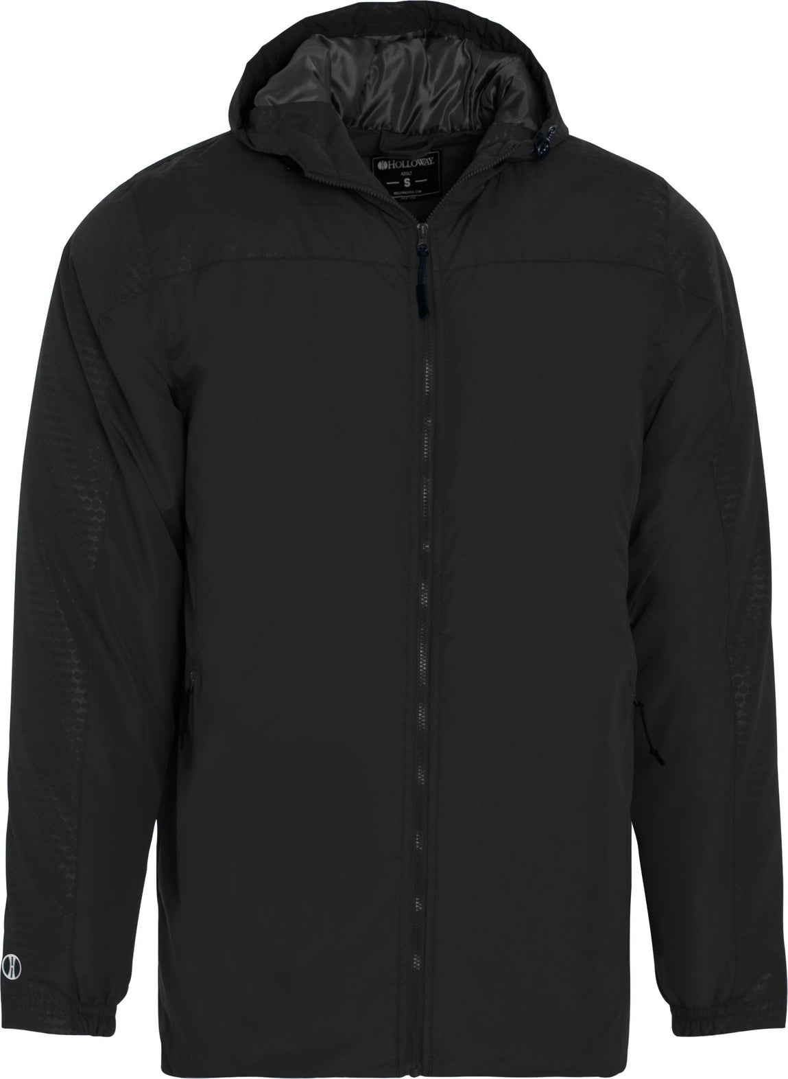 BLACK/CARBON BIONIC HOODED JACKET