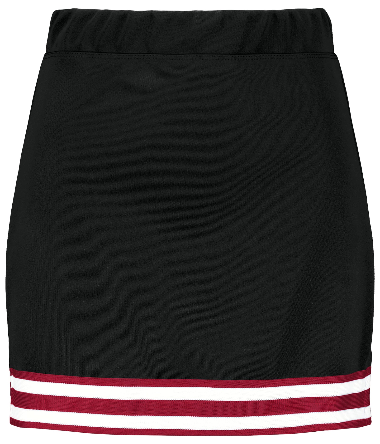 BLACK/SCARLET/WHITE GIRLS SQUAD CHEER SKIRT