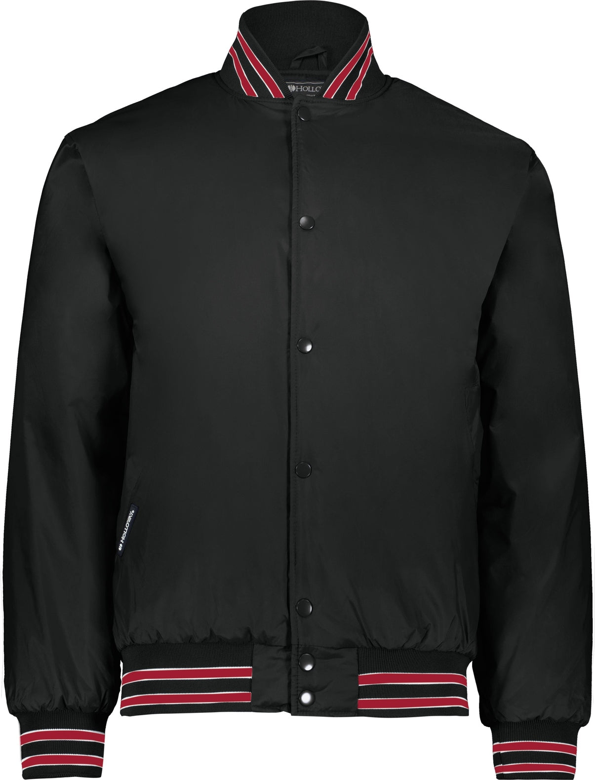BLACK/SCARLET/WHITE HERITAGE JACKET