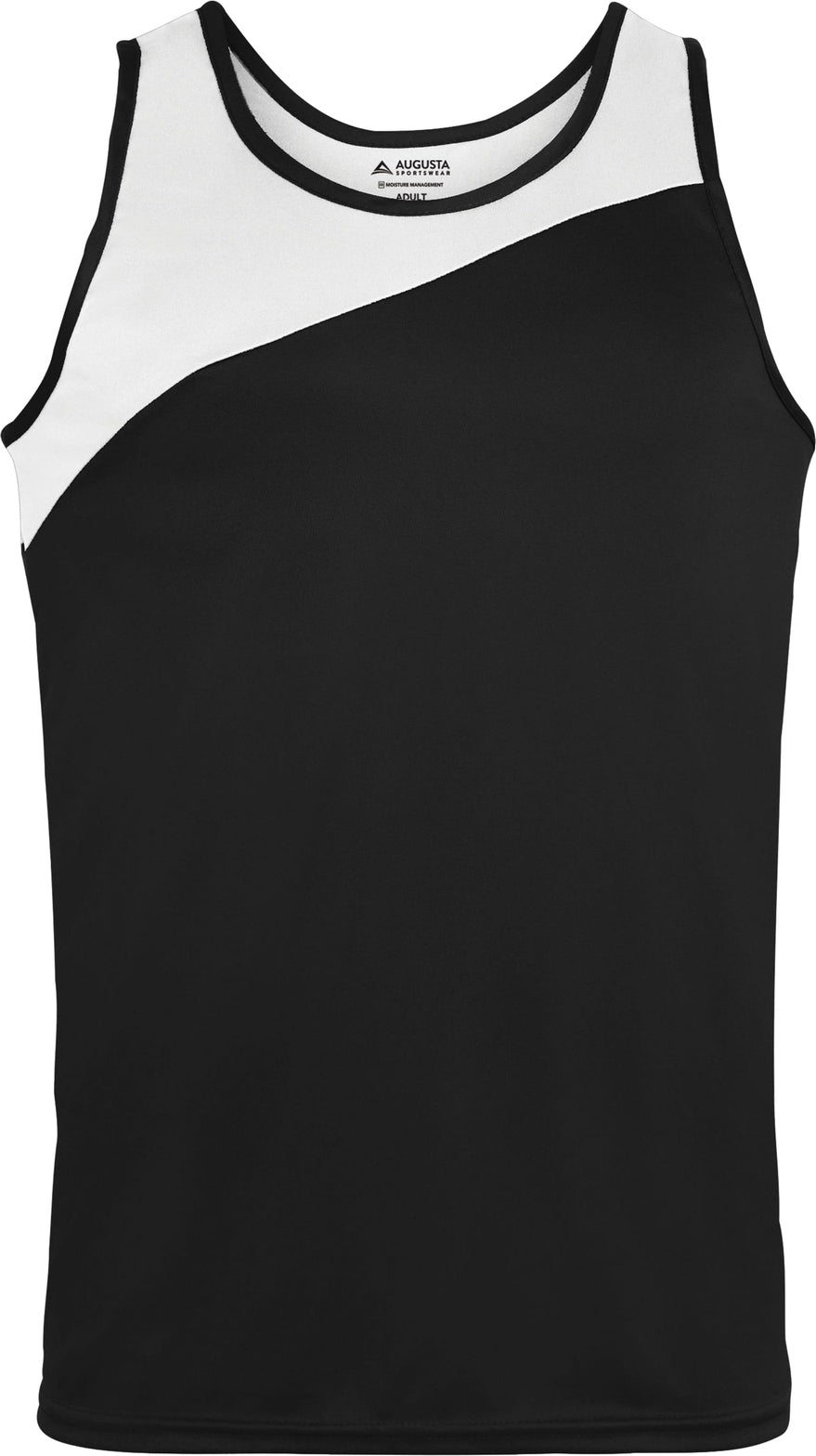 Front View of BLACK/WHITE YOUTH ACCELERATE JERSEY