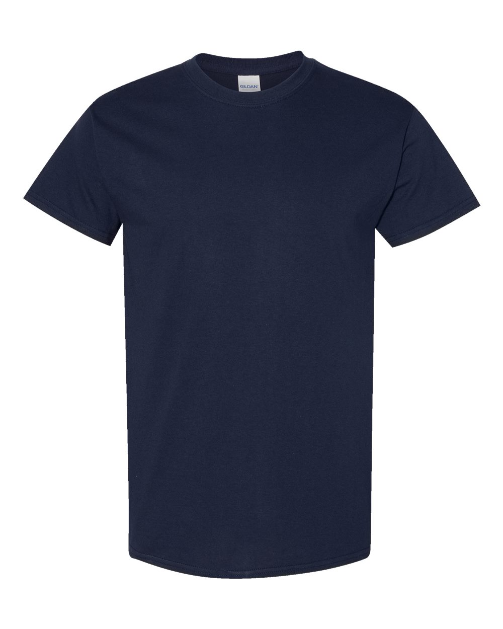 Front View of Blue Dusk Heavy Cotton™ T-Shirt - 5000